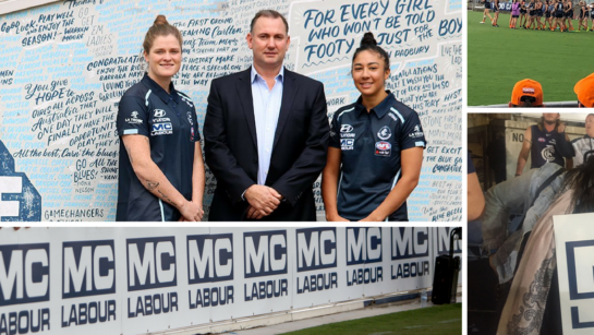 MC Labour and AFLW go hand in hand
