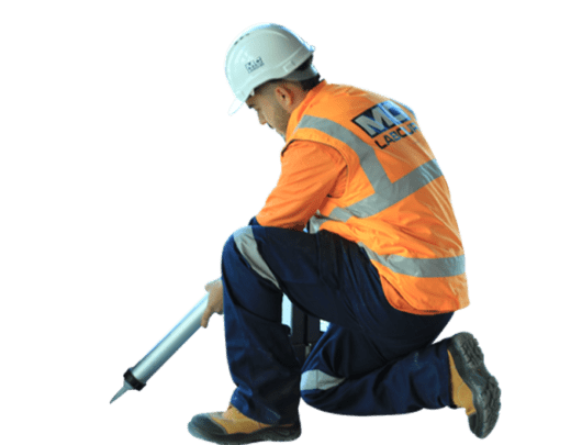 MC Labour worker with caulking gun